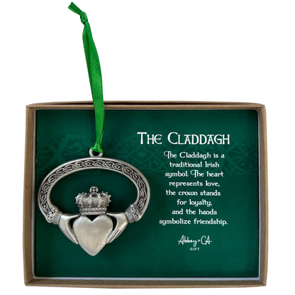 Irish Claddagh Ornament