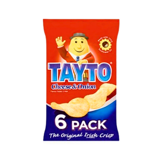 Tayto Cheese and Onion 6 Pack